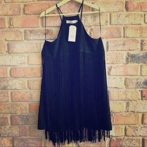 O H  M Y  L O V E Halter Fringe Dress NWT